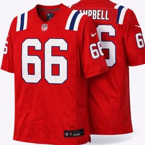 Nike New England Patriots Will Campbell Alternate Jersey size XL NWT